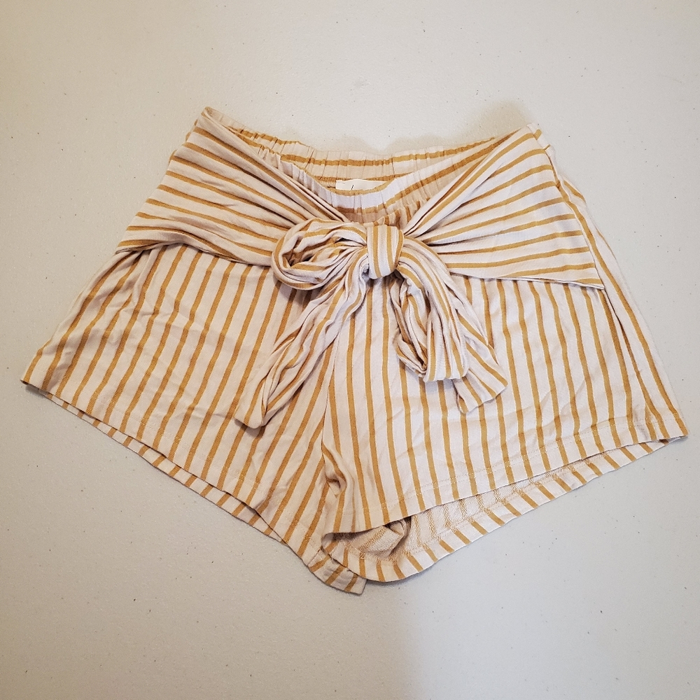 Luca + Grae Tie Waist Striped Short